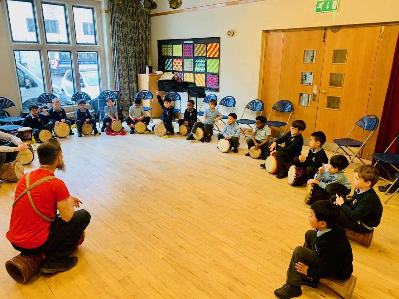 Drumming session